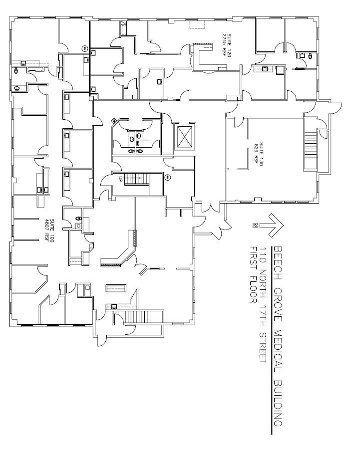 110 N 17th Ave, Beech Grove, IN à louer Plan d  tage- Image 1 de 1