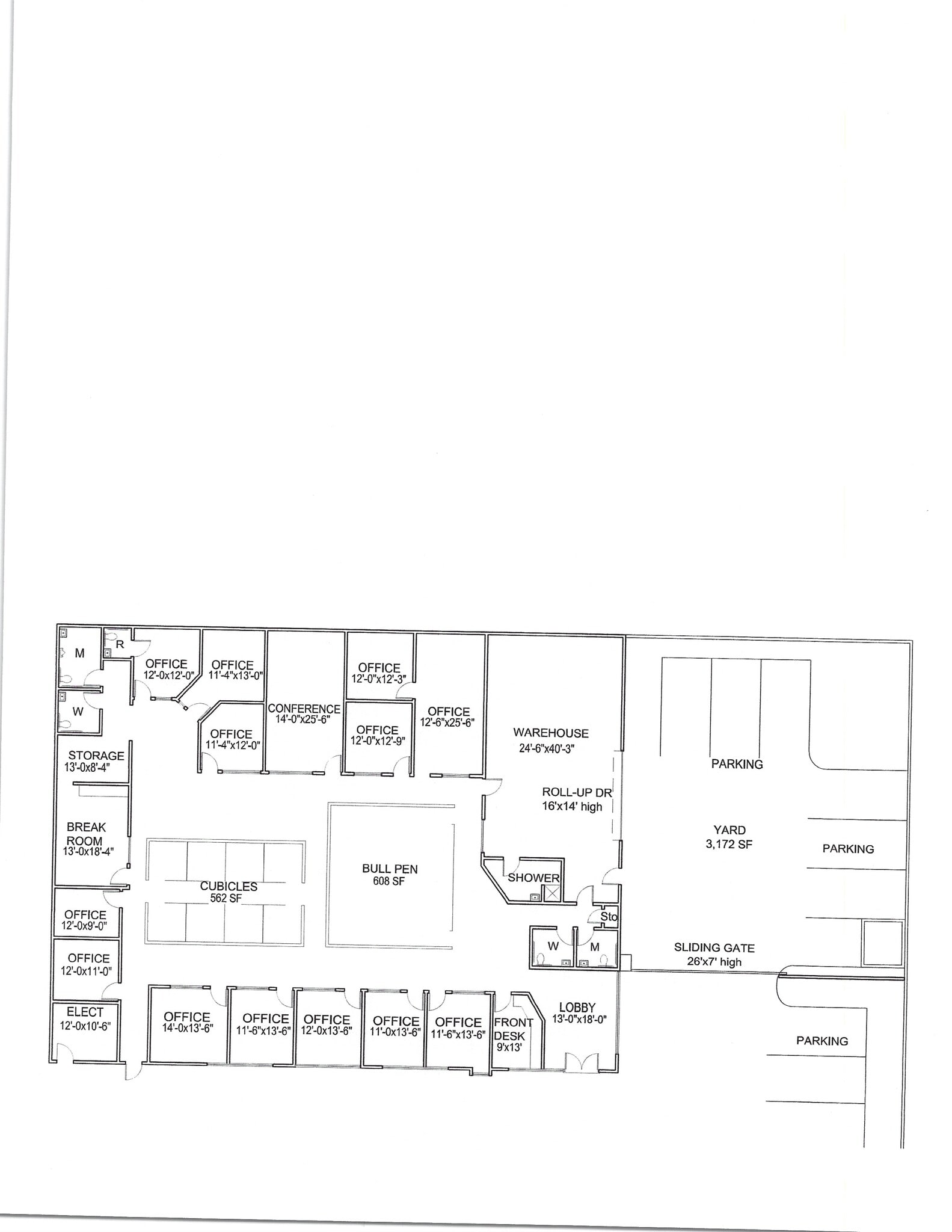 9383 Charles Smith Ave, Rancho Cucamonga, CA for lease Site Plan- Image 1 of 7