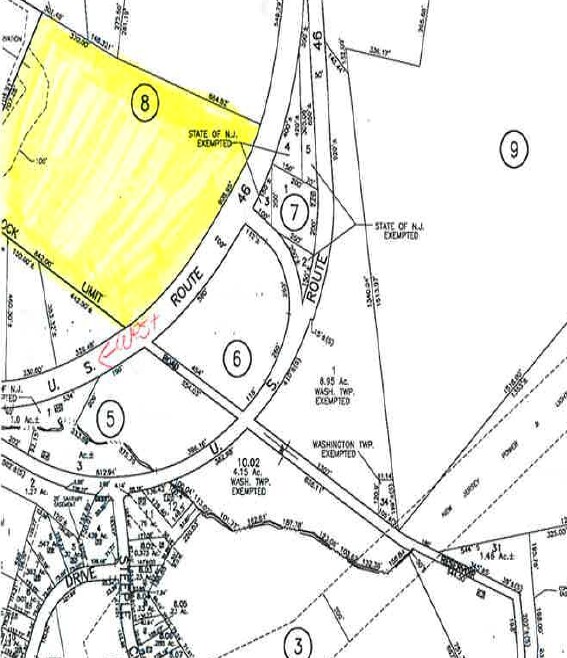 100 Route 46, Hackettstown, NJ à vendre Plan cadastral- Image 1 de 2
