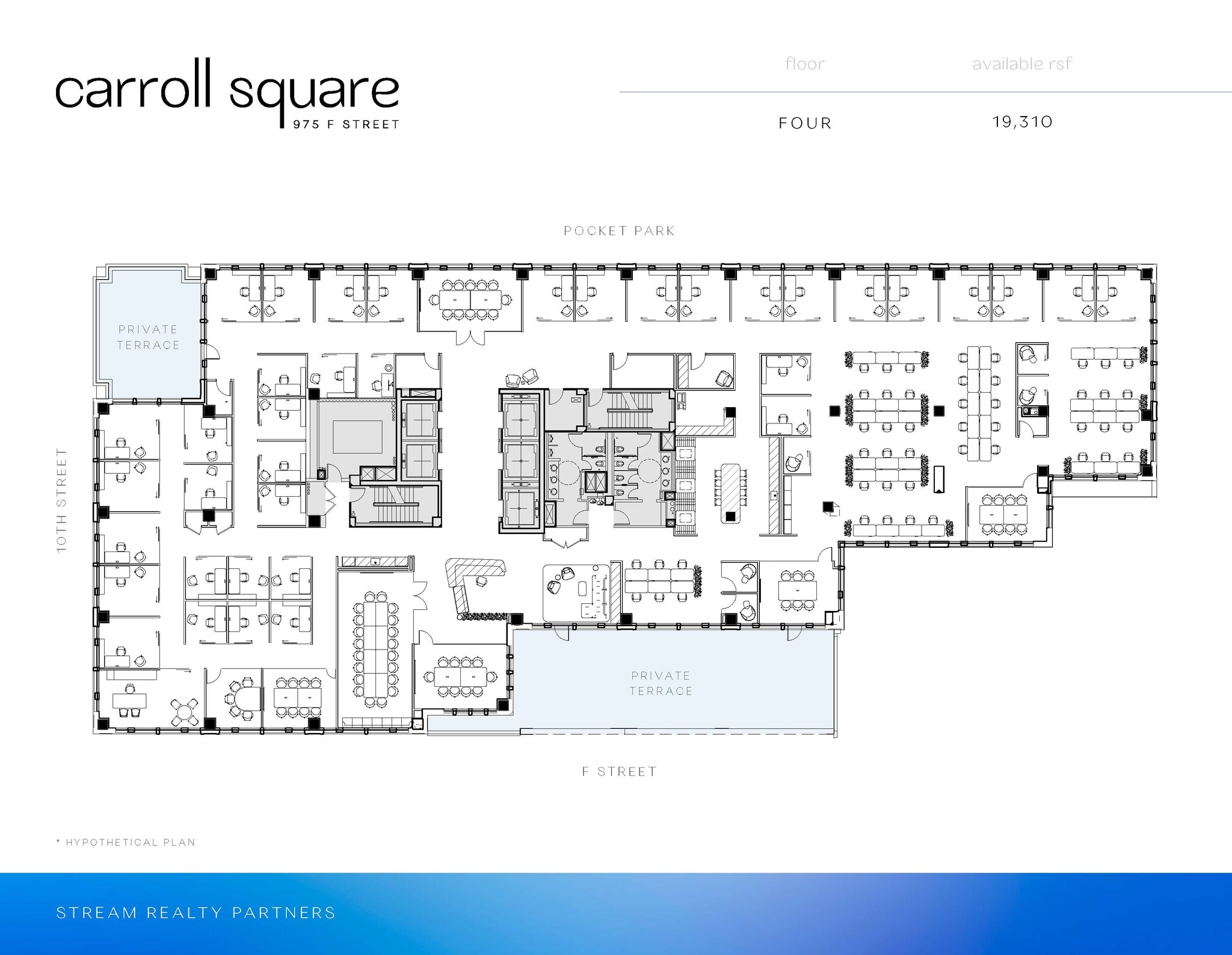 975 F St NW, Washington, DC for lease Floor Plan- Image 1 of 1