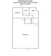 127 Business Center Dr, Corona, CA for lease Floor Plan- Image 1 of 1