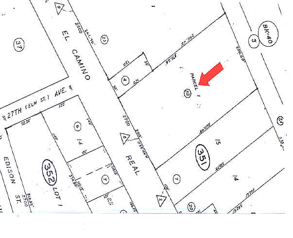 2727 S El Camino Real, San Mateo, CA à louer - Plan cadastral - Image 2 de 2