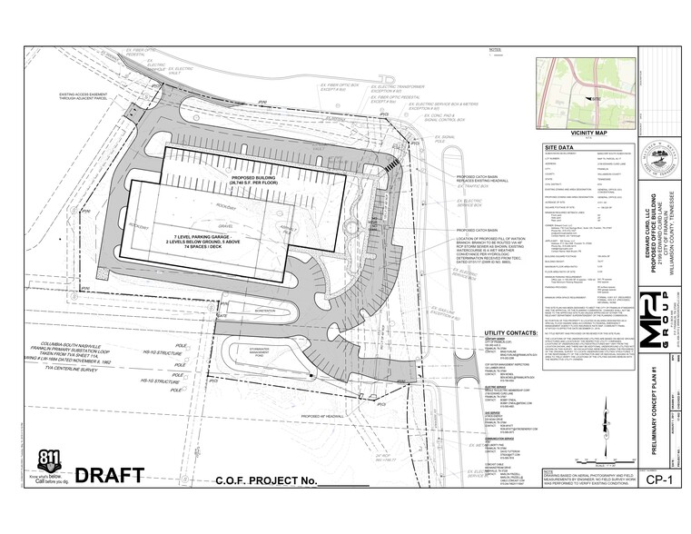 0 Carothers Parkway & Liberty Pike, Franklin, TN à louer - Plan de site - Image 2 de 2