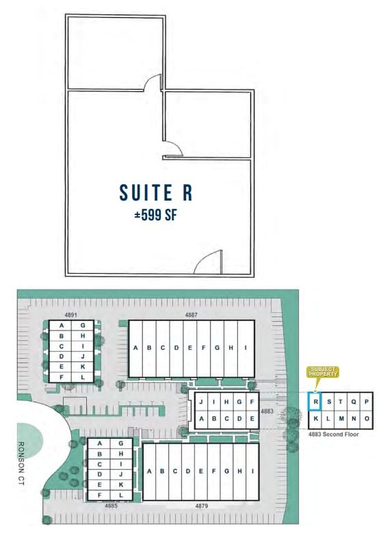 4883 Ronson Ct, San Diego, CA for lease Floor Plan- Image 1 of 1