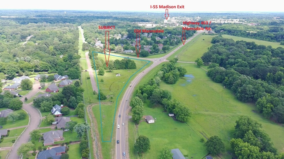 1505 Old Mannsdale Road, Madison, MS for sale - Aerial - Image 1 of 5