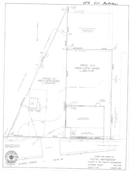 611 Dutchess Tpke, Poughkeepsie, NY à louer - Plan cadastral - Image 3 de 10
