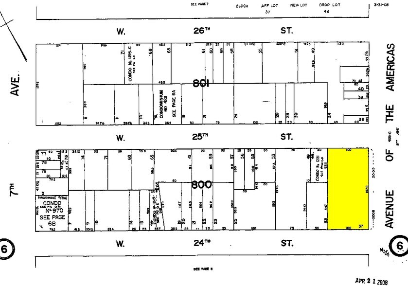 735-753 Sixth Ave, New York, NY for lease - Plat Map - Image 2 of 13