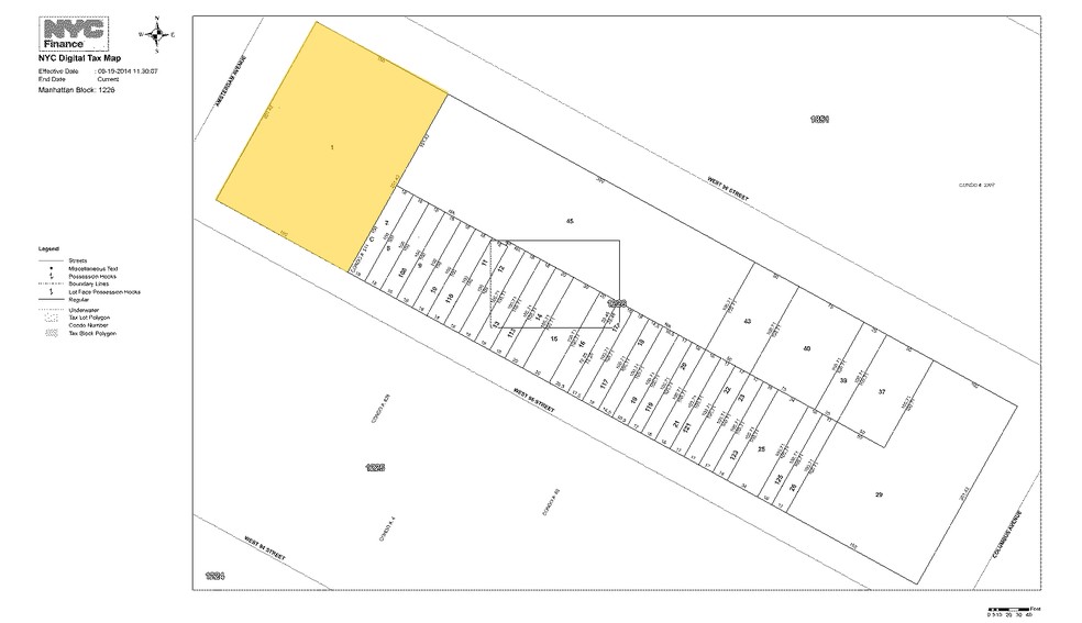 721-739 Amsterdam Ave, New York, NY for sale - Plat Map - Image 1 of 1