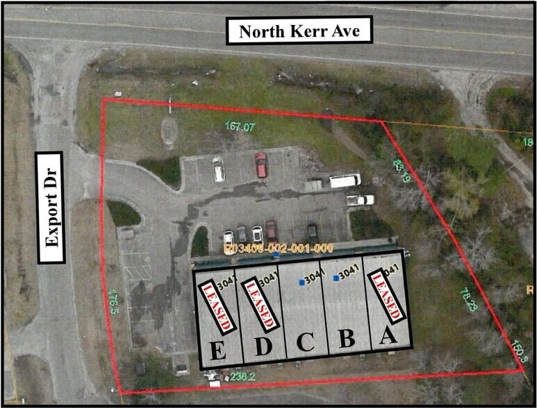 3041 N Kerr Ave, Wilmington, NC à louer - Plan d’étage - Image 2 de 3