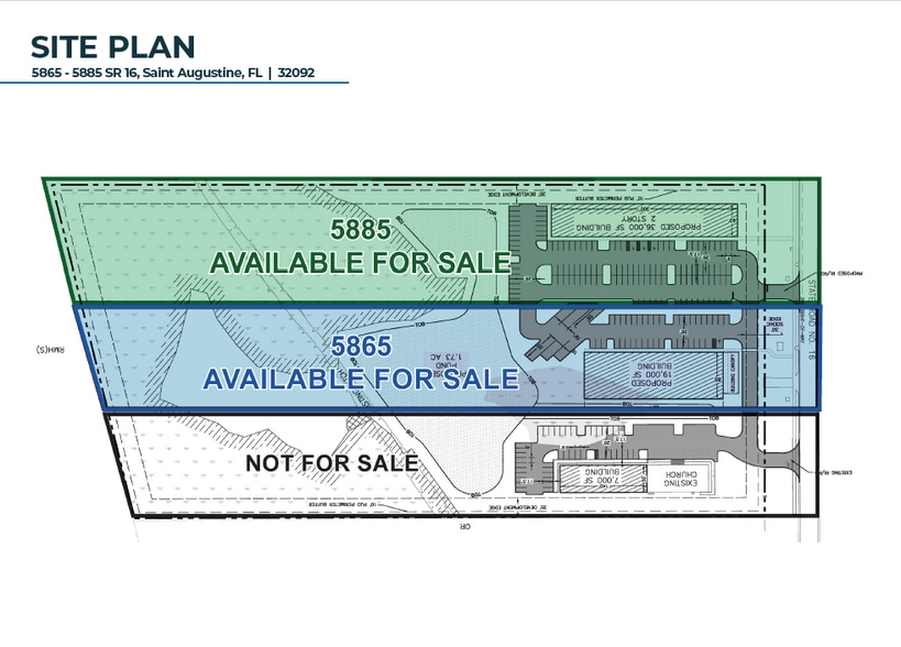 5885 State Road 16, Saint Augustine, FL à vendre - Plan de site - Image 2 de 11