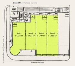 8873 W Sunset Blvd, West Hollywood, CA for lease Site Plan- Image 1 of 1