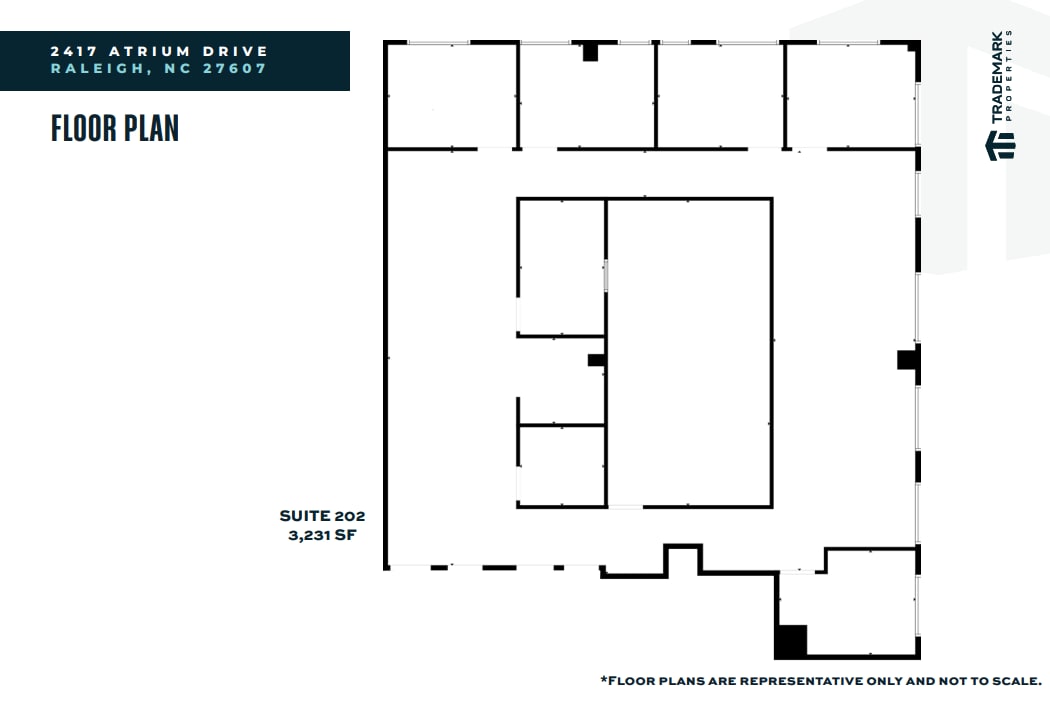 2417 Atrium Dr, Raleigh, NC for lease Floor Plan- Image 1 of 1