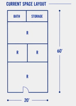 601-607 Ferris Ave, Waxahachie, TX for lease Floor Plan- Image 1 of 1