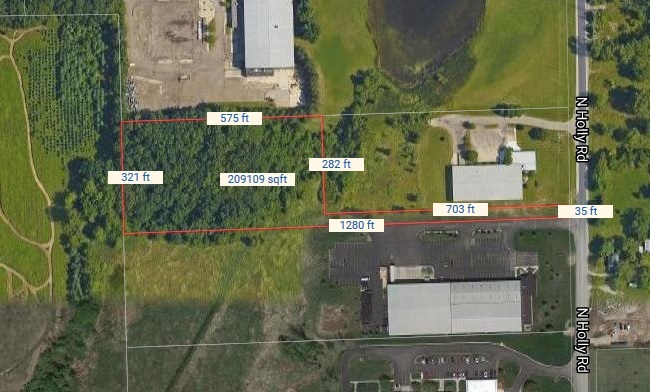 10330 N Holly Rd, Holly, MI for sale Aerial- Image 1 of 1