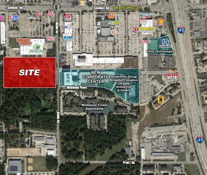 24901 Budde Rd, The Woodlands, TX à vendre - Photo du bâtiment - Image 1 de 2