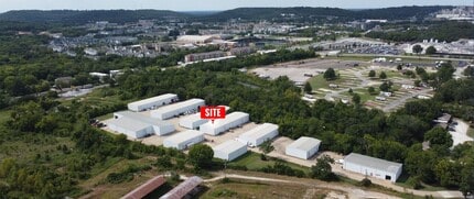 1232 W Sunchase Ct, Fayetteville, AR - Aerial map view