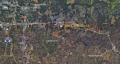 3221 S Cherokee Ln, Woodstock, GA - Aerial map view
