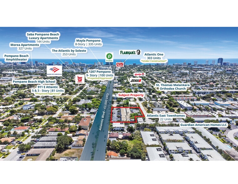 Atlantic Blvd, Pompano Beach, FL for sale - Building Photo - Image 3 of 18