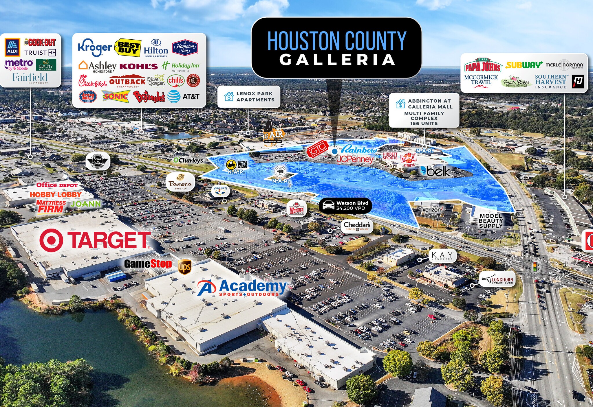 2922-2930 Watson Blvd, Centerville, GA à vendre Photo principale- Image 1 de 33