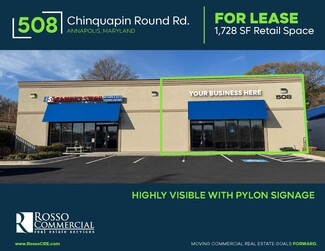 More details for 508 Chinquapin Round Rd, Annapolis, MD - Retail for Lease