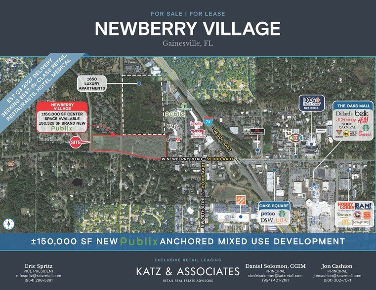TBD W Newberry Road, Gainesville, FL à vendre - Photo principale - Image 1 de 2