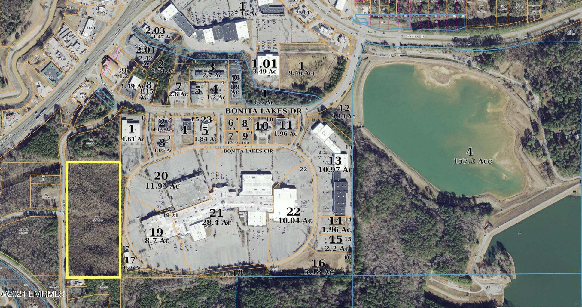 0000 Virginia Dr, Meridian, MS for sale Plat Map- Image 1 of 6