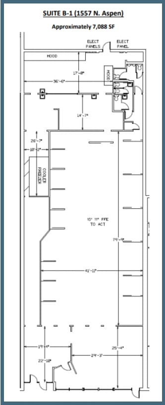 1569 N Aspen St, Lincolnton, NC for lease Floor Plan- Image 1 of 1