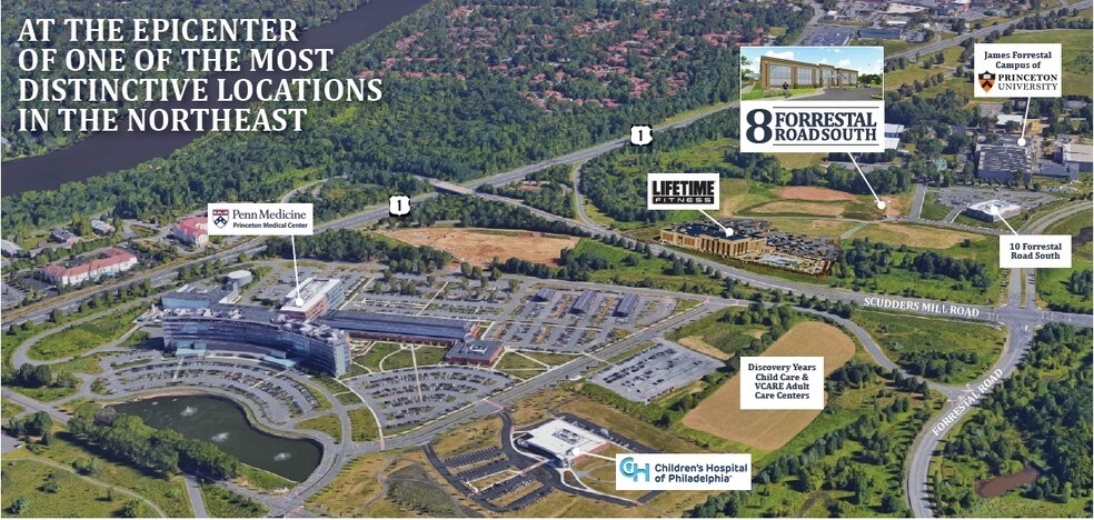 8 Forrestal Rd S, Princeton, NJ à louer - Photo du bâtiment - Image 1 de 9
