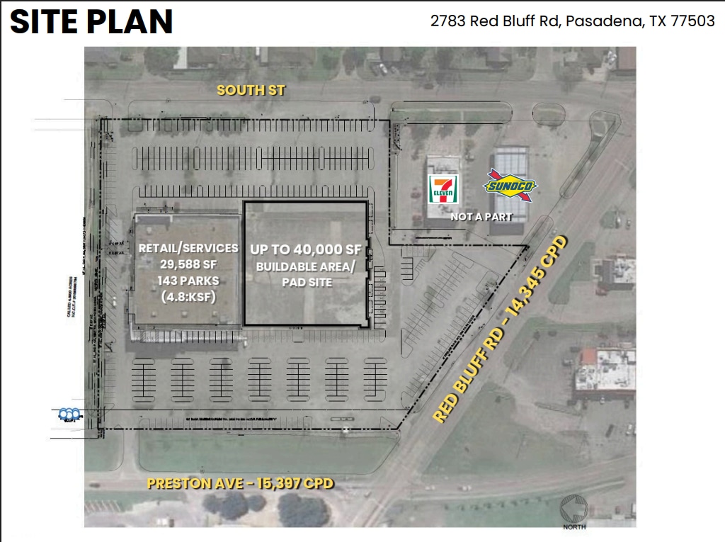 2783 Red Bluff Rd, Pasadena, TX for lease Site Plan- Image 1 of 3