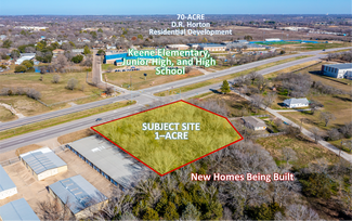 Plus de détails pour 227 Highway 67, Keene, TX - Terrain à vendre