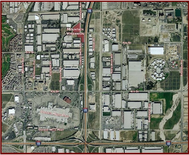 9050 Charles Smith Ave, Rancho Cucamonga, CA for sale - Aerial - Image 2 of 4