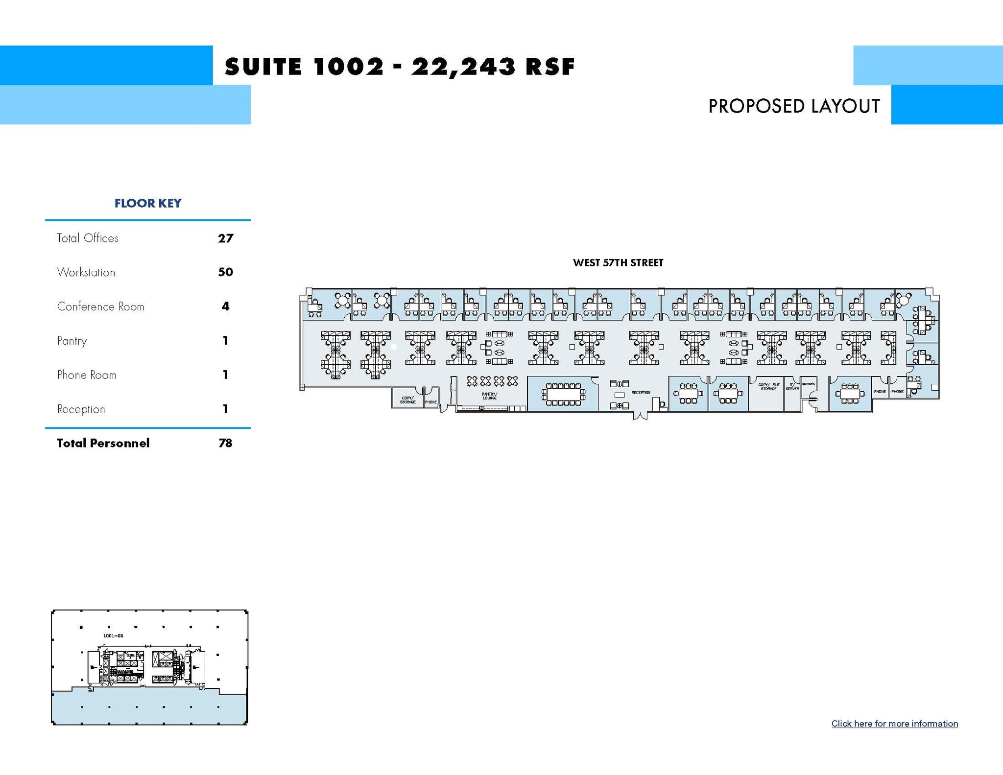 555 W 57th St, New York, NY for lease Floor Plan- Image 1 of 3