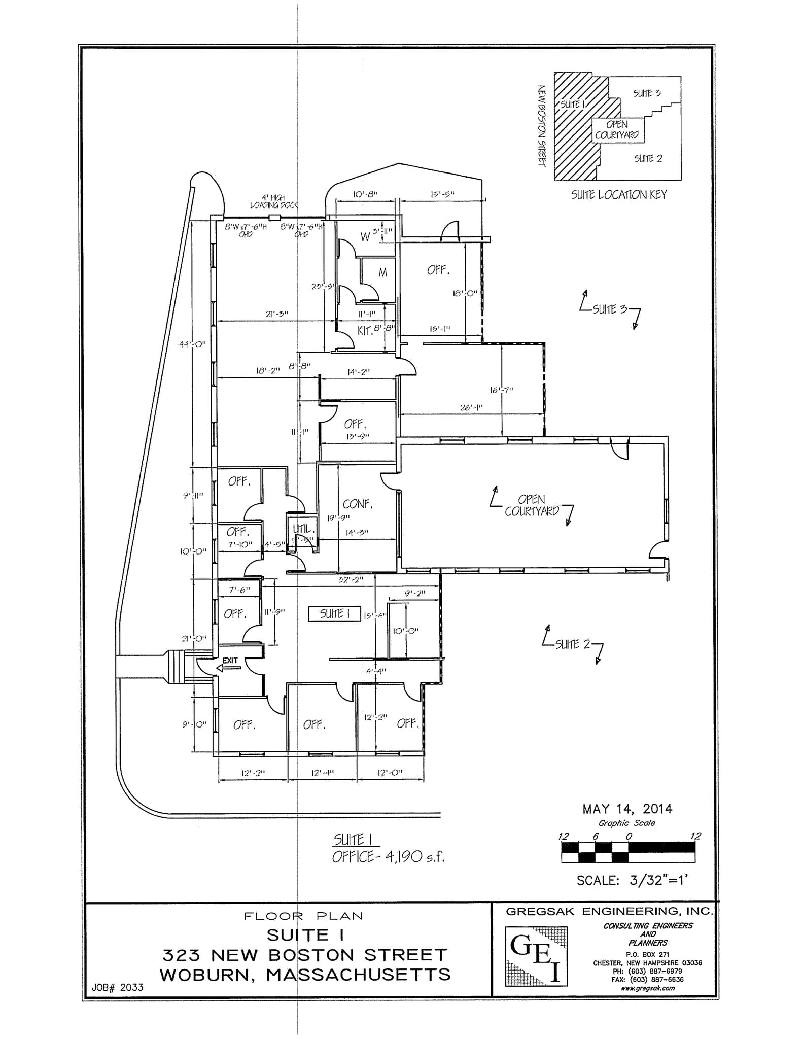 325 New Boston St, Woburn, MA à louer Plan de site- Image 1 de 17