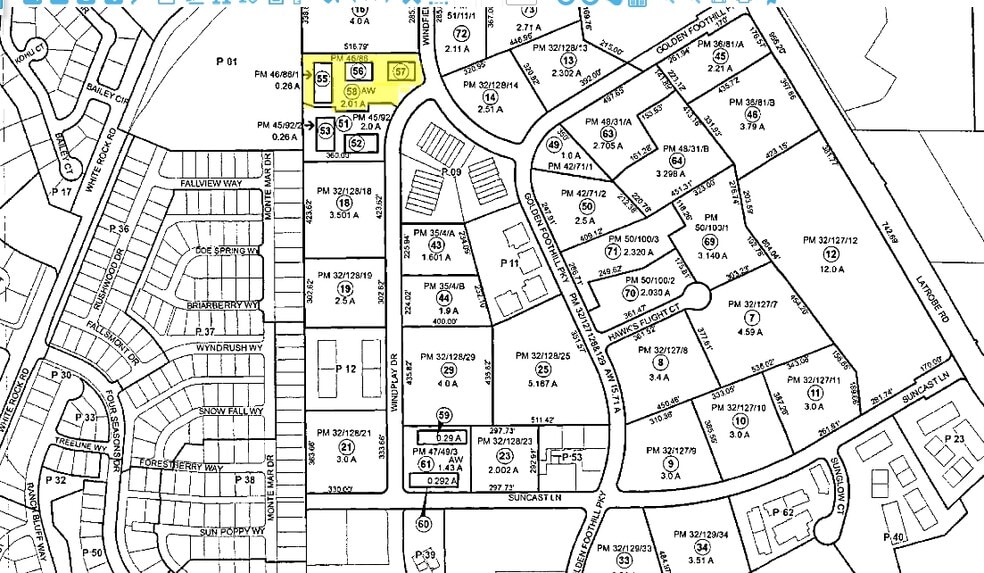 5009 Windplay Dr, El Dorado Hills, CA for sale - Plat Map - Image 2 of 2