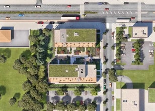 22 Avenue Jean Jaurès, Décines-Charpieu, RHO - Aerial map view
