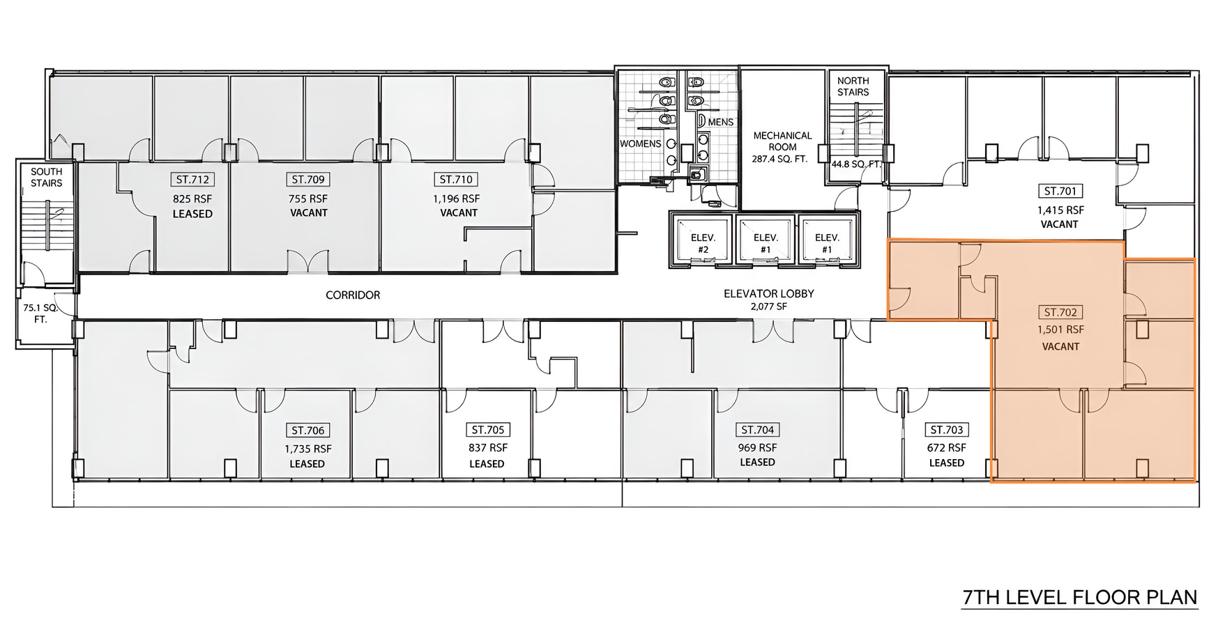 150 SE 2nd Ave, Miami, FL 33131 - Unit 702 -  - Floor Plan - Image 1 of 8