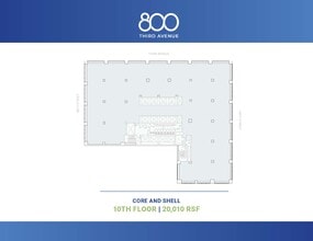 800 Third Ave, New York, NY à louer Plan d’étage- Image 2 de 5