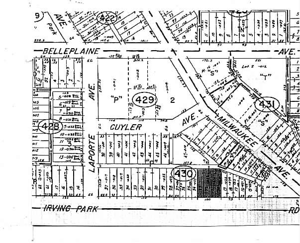4842-4848 W Irving Park Rd, Chicago, IL à louer - Plan cadastral - Image 1 de 1