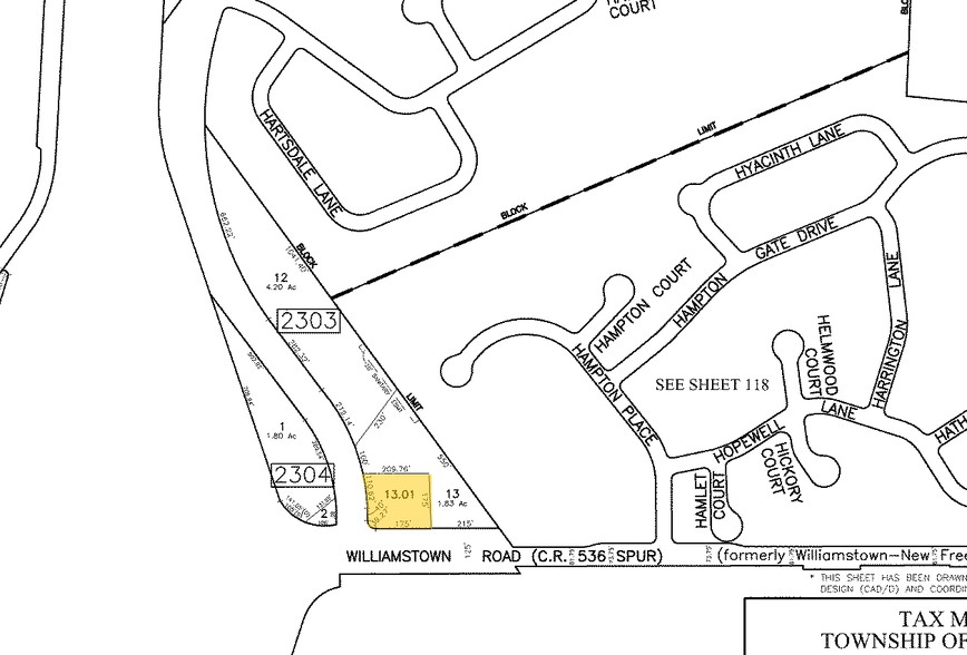 174 Broadway, Long Branch, NJ à louer - Plan cadastral - Image 3 de 12