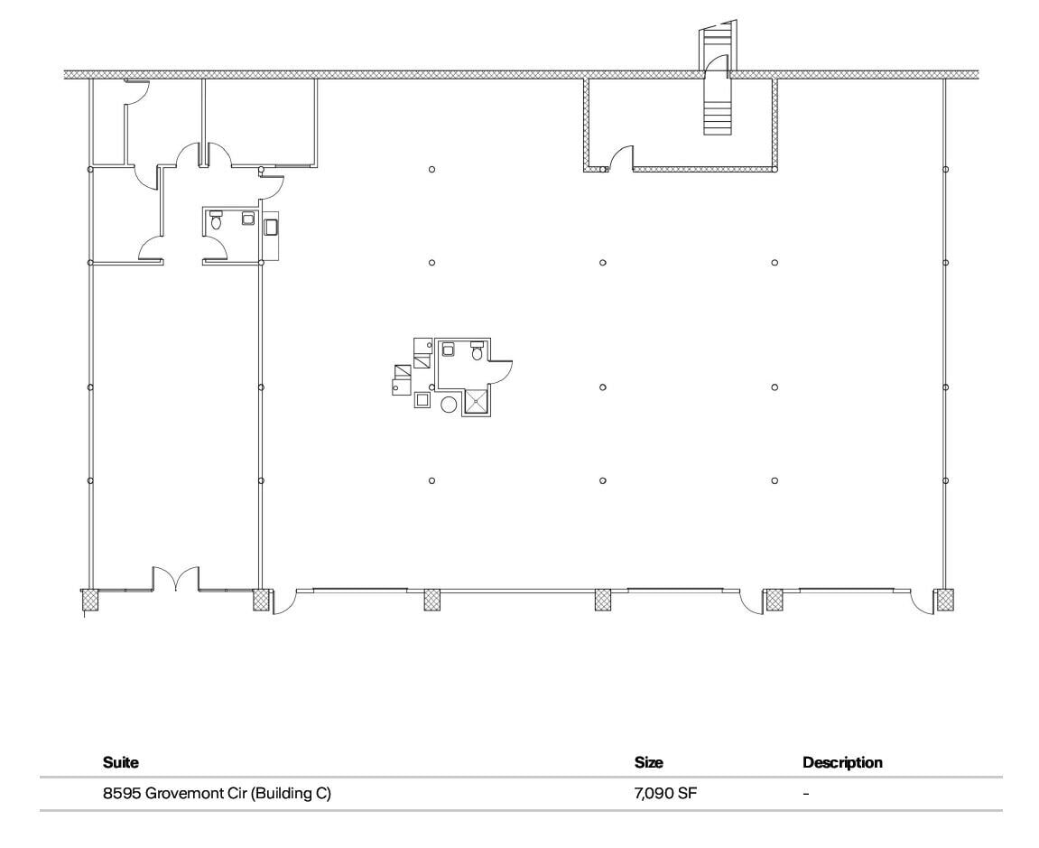 8565-8637 Grovemont Cir, Gaithersburg, MD for lease Floor Plan- Image 1 of 1