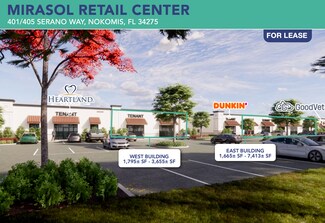 Plus de détails pour Laurel Rd and Mirasol Blvd, Nokomis, FL - Commerce de détail à louer