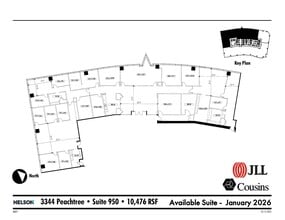 3344 Peachtree Rd NE, Atlanta, GA for lease Floor Plan- Image 2 of 2