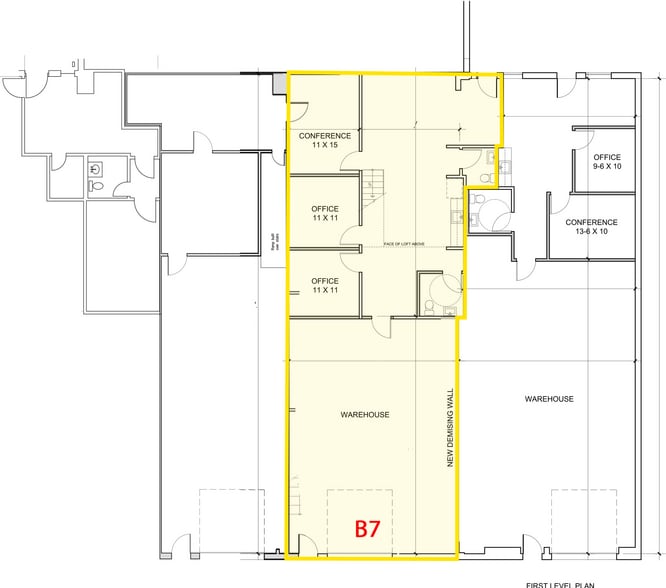 1406 Three Points Rd, Pflugerville, TX for lease - Floor Plan - Image 2 of 4