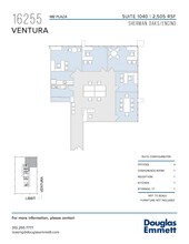 16255 Ventura Blvd, Encino, CA à louer Plan d’étage- Image 1 de 1