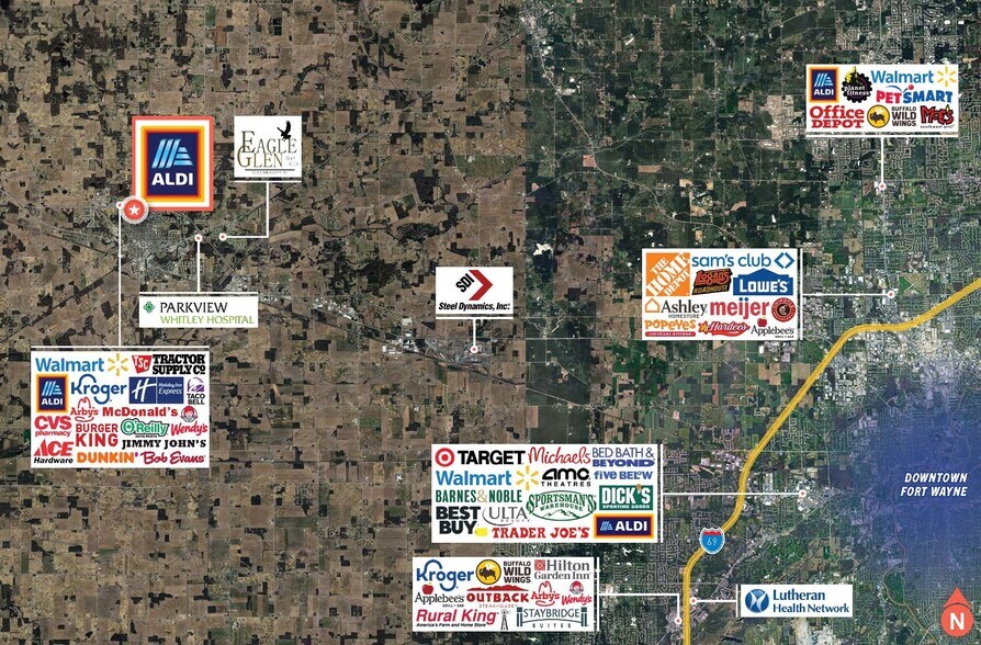 551 N Line St, Columbia City, IN à vendre - Photo du bâtiment - Image 2 de 5