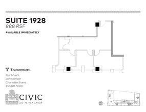 20 N Wacker Dr, Chicago, IL à louer Plan d’étage- Image 1 de 1