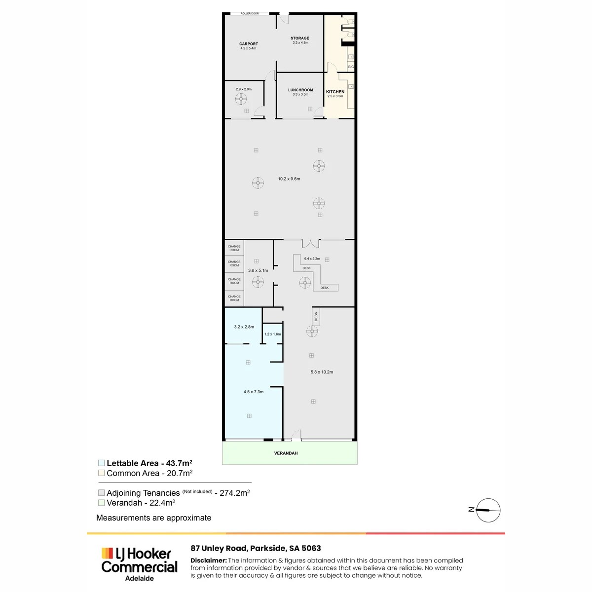 87 Unley Rd, Parkside for lease Floor Plan- Image 1 of 12