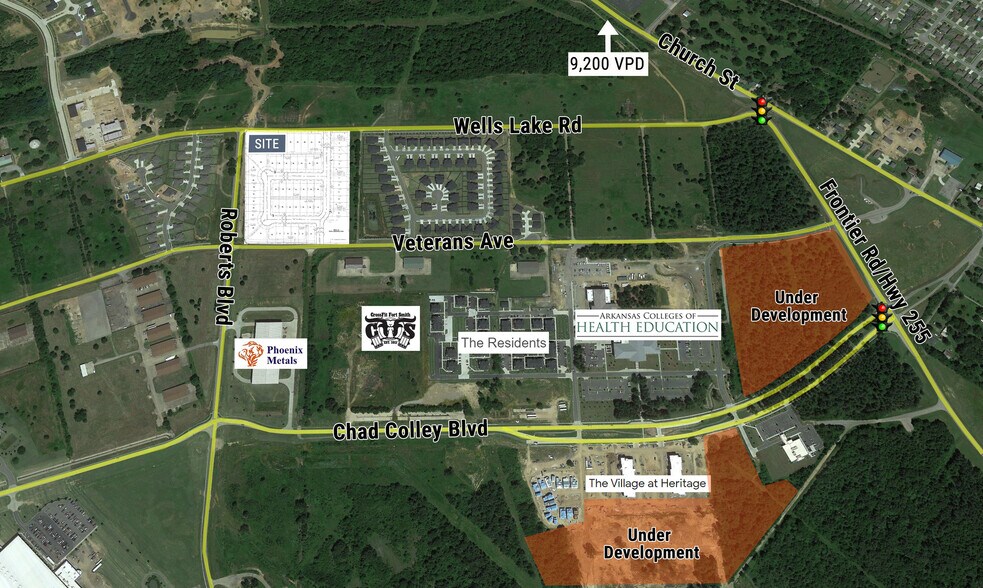 Roberts, Fort Smith, AR à vendre - Aérien - Image 2 de 3