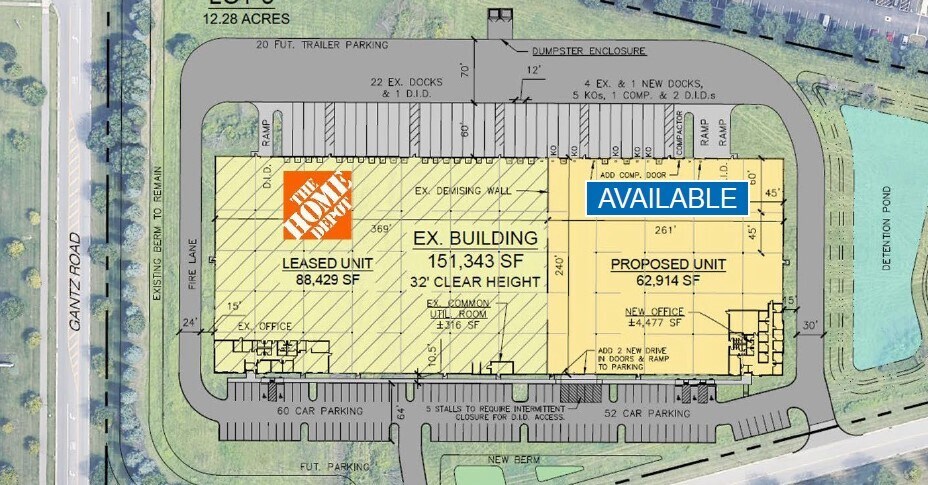 3563 Southpark Pl, Grove City, OH à louer - Plan d’étage - Image 2 de 8