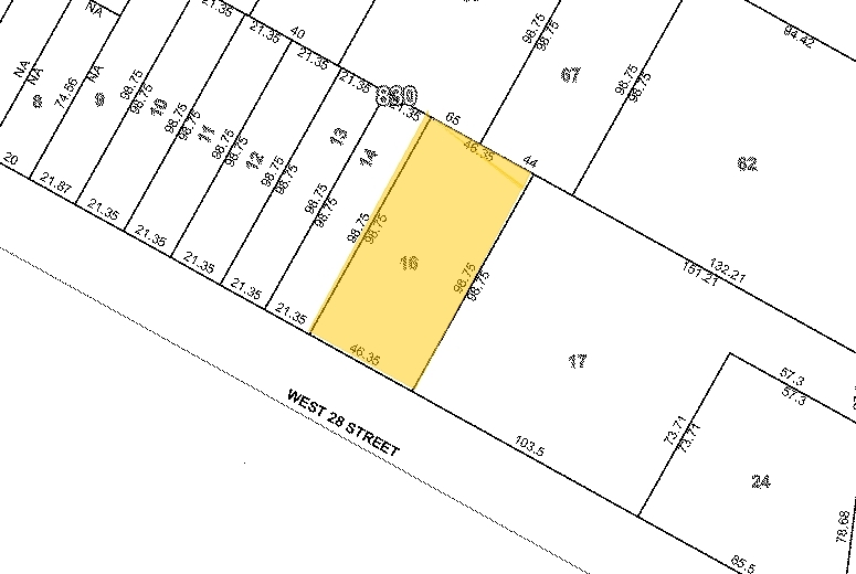 37 W 28th St, New York, NY à louer - Plan cadastral - Image 2 de 7